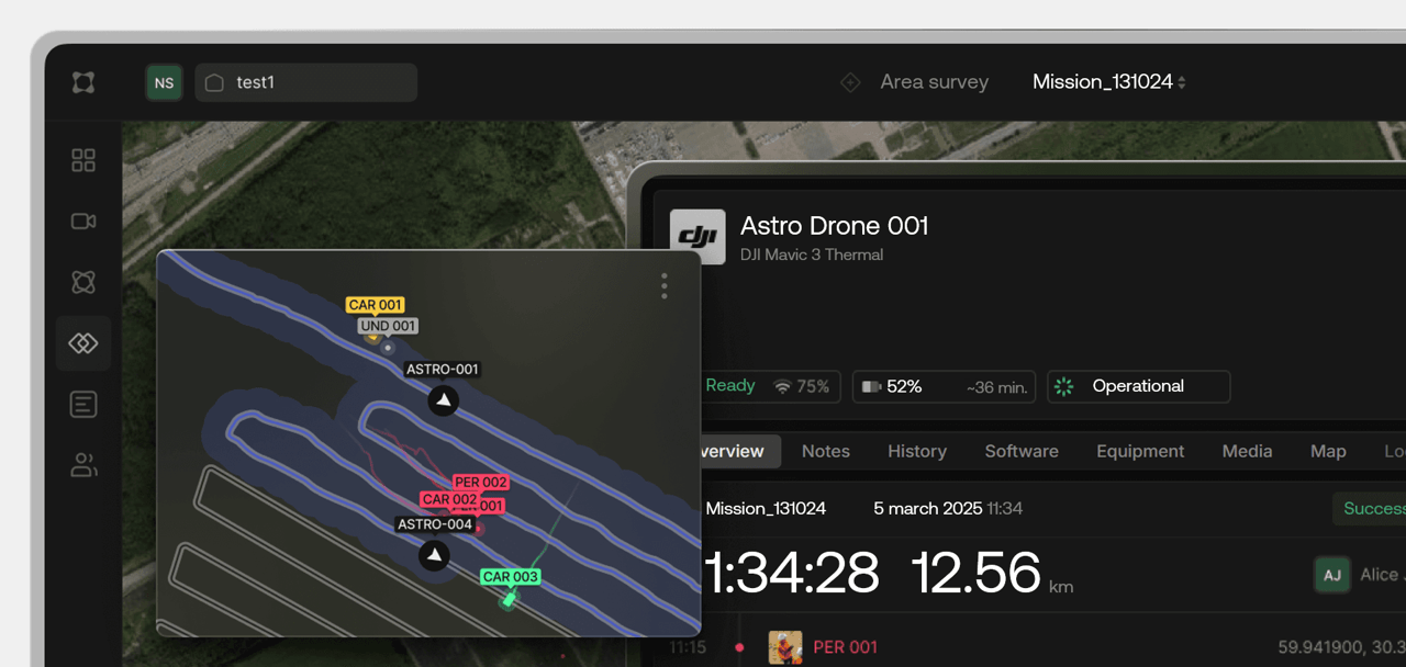 Access to autonomous drone control with Wheelies platform